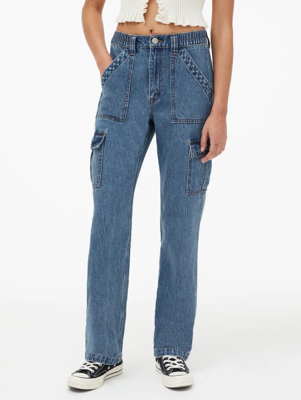 Aeropostale 90's Cargo Pocket Jeans